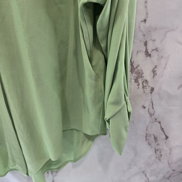 Anthropologie Shirt Womens Medium Button Front Tie Sandbridge Maeve - Picture 4 of 12